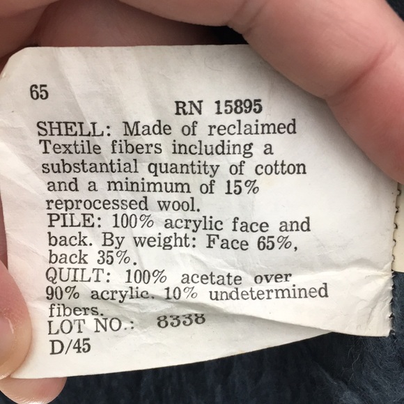 Vintage Outerwear From Sears Blue Plaid Heavy Coat - Picture 10 of 13